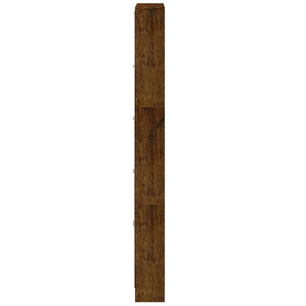 vidaXL Pantofar, stejar fumuriu, 59x17x169 cm, lemn compozit