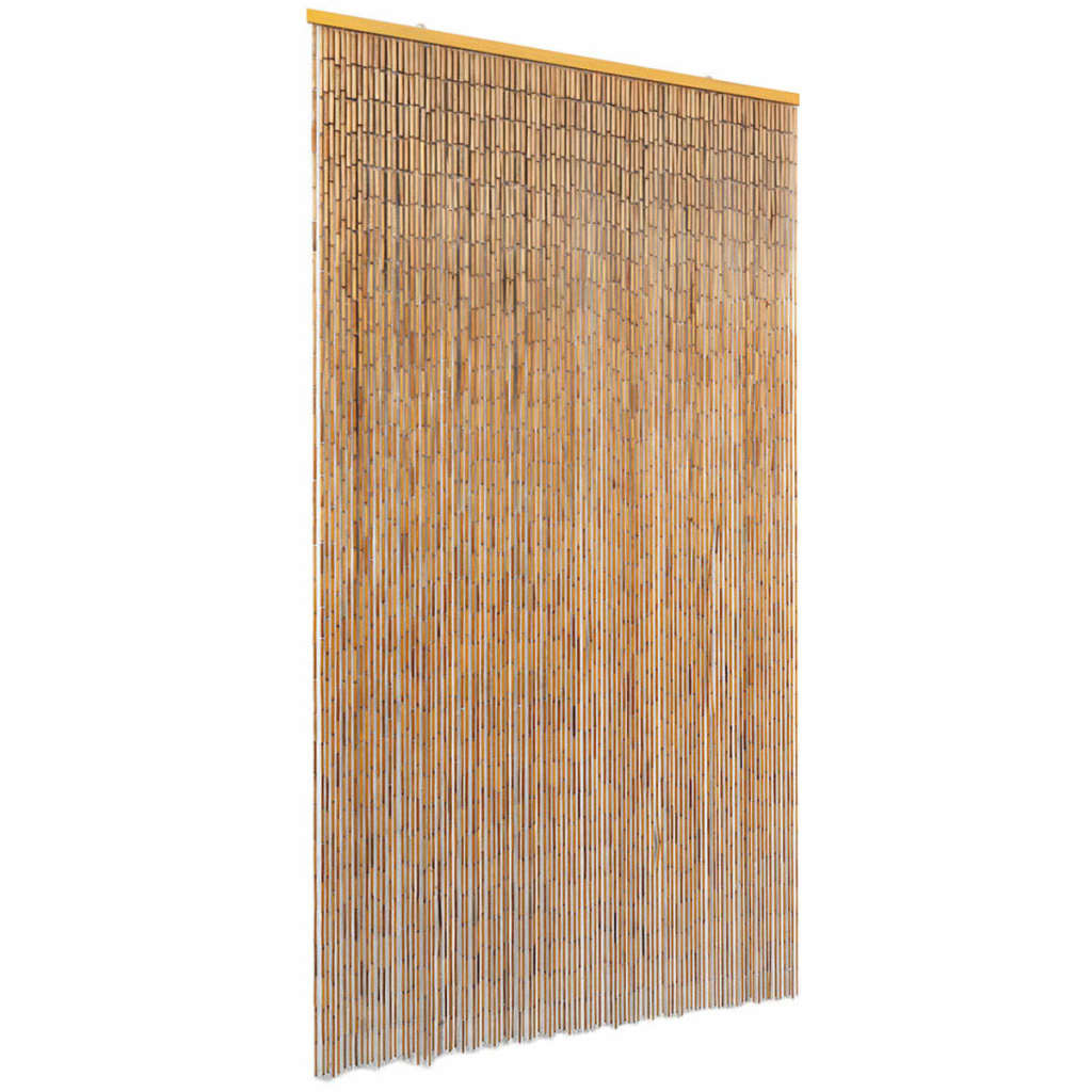 vidaXL Perdea de ușă pentru insecte, bambus, 100x200 cm