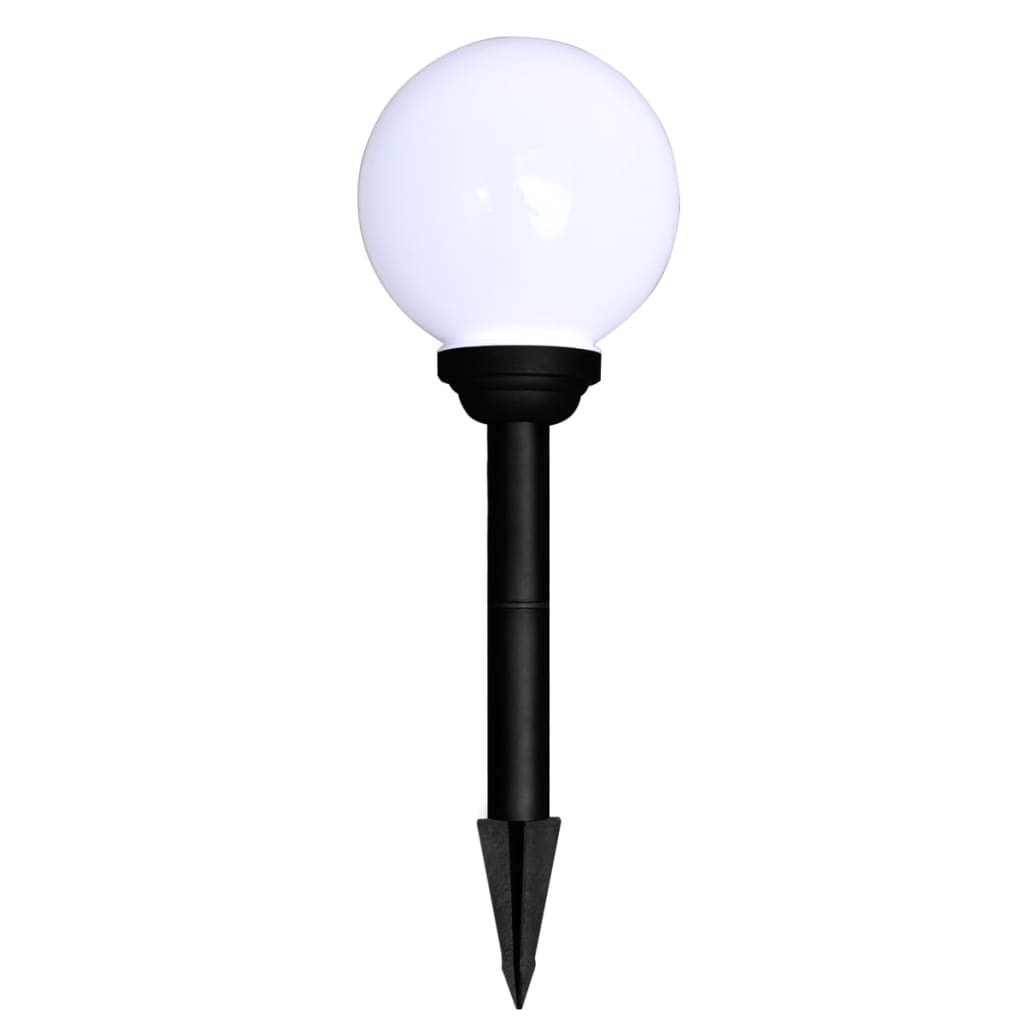 vidaXL Lămpi de exterior pentru alee LED 8 buc. 15 cm, cu țăruș de sol