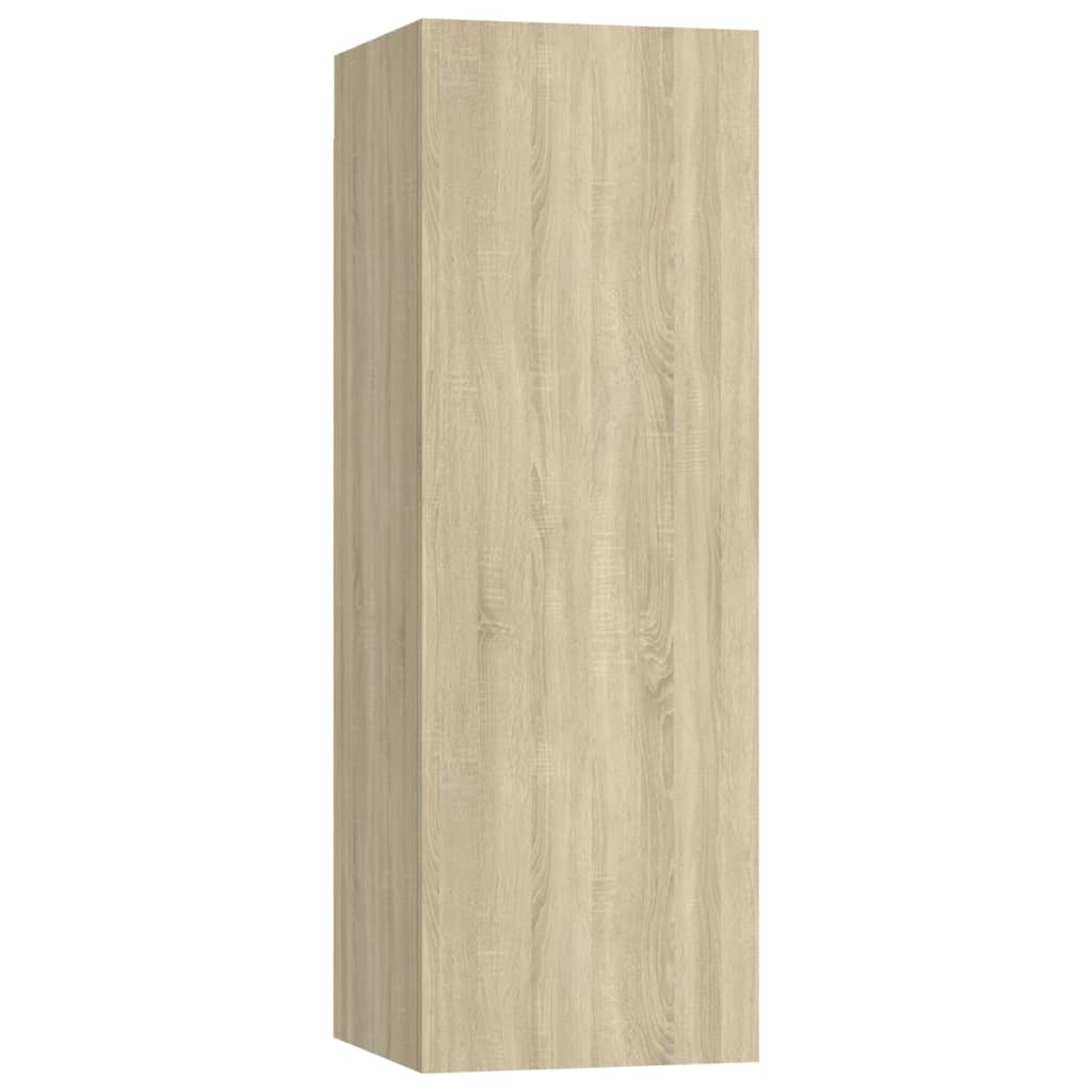 vidaXL Dulapuri TV 4 buc. stejar Sonoma 30,5x30x90 cm, lemn prelucrat