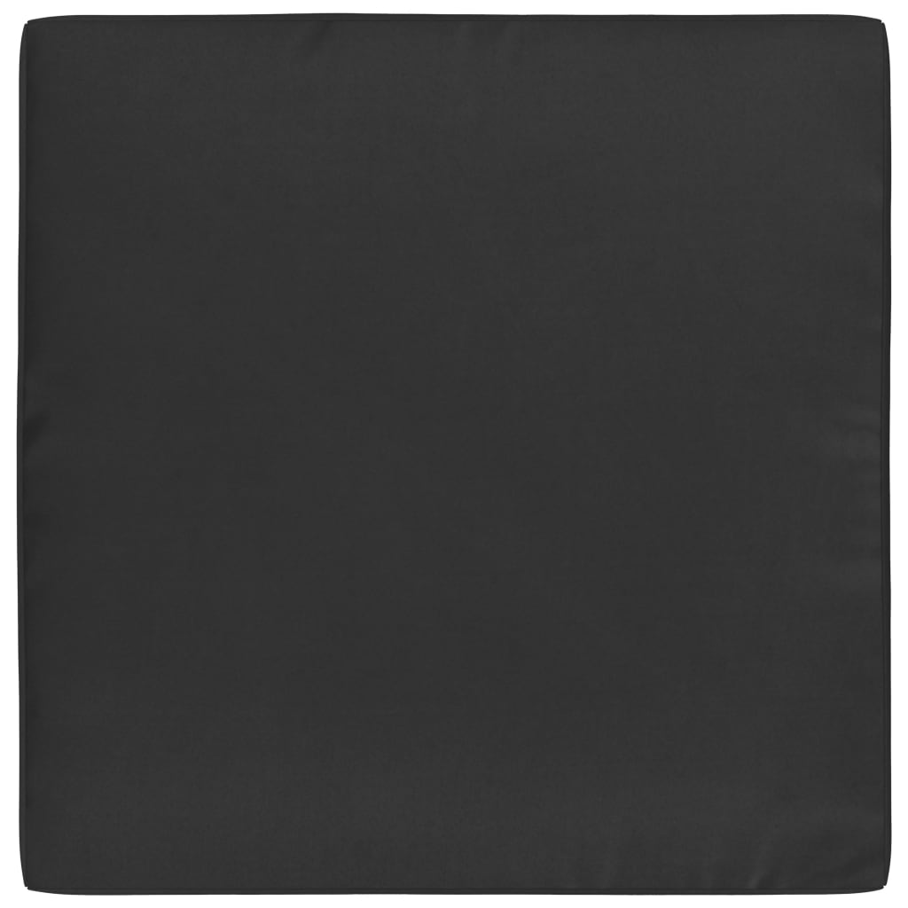 vidaXL Pernă canapea din paleți, negru, 60 x 61,5 x 6 cm, textil