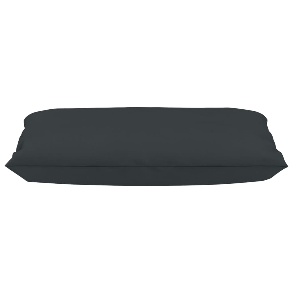 vidaXL Perne de canapea din paleți, 4 buc., antracit, material textil