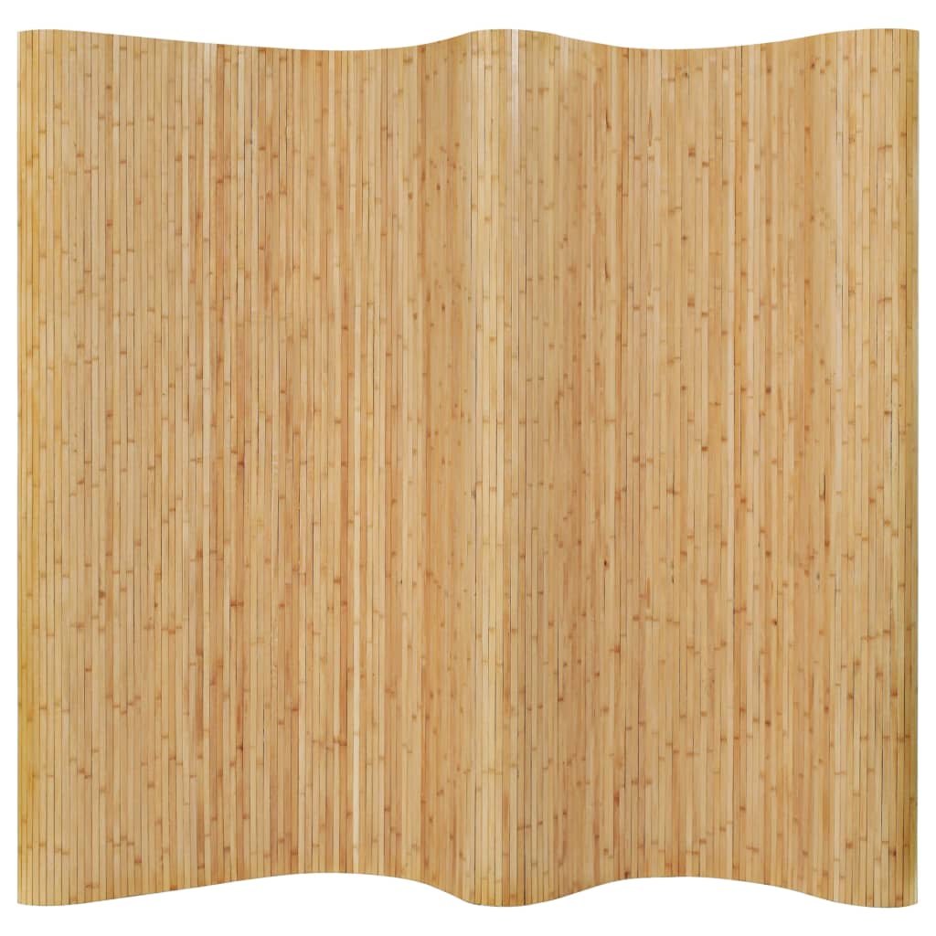 vidaXL Paravan de cameră, natural, 250 x 165 cm, bambus