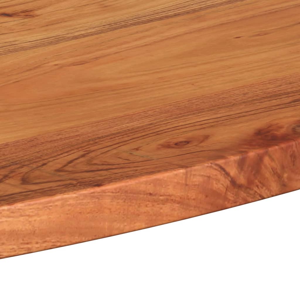 vidaXL Blat de masă oval, 120x60x2,5 cm, lemn masiv de acacia