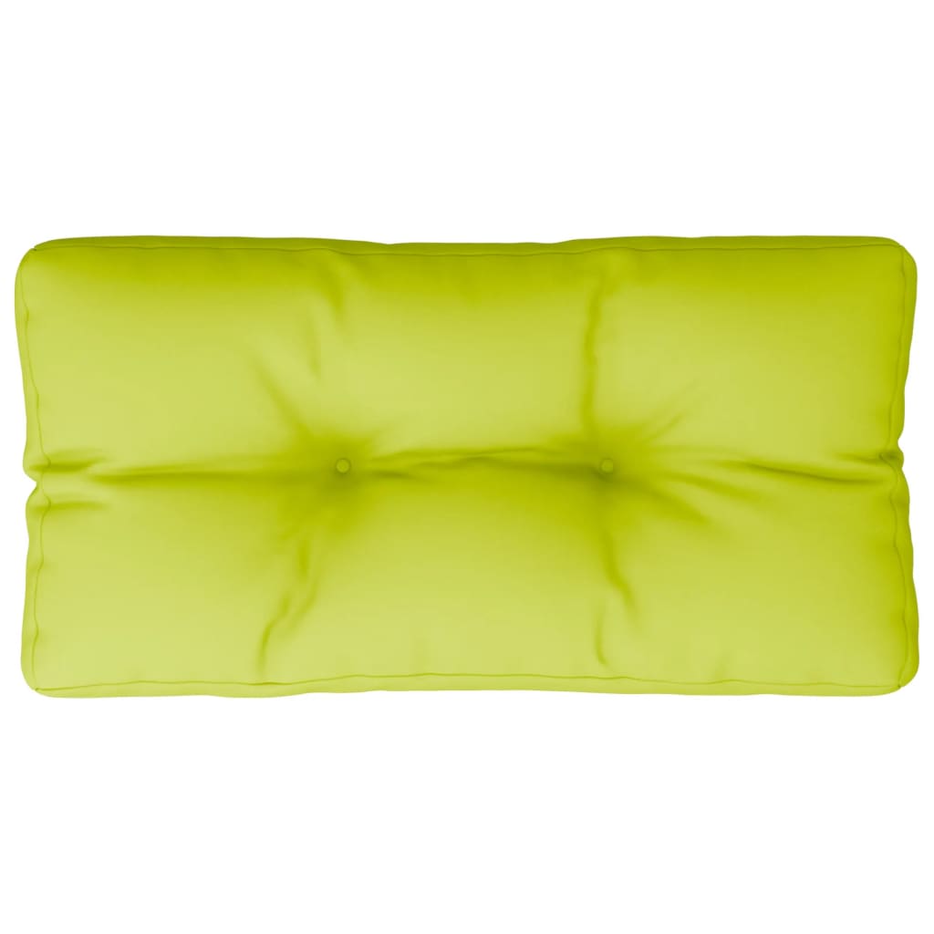 vidaXL Pernă paleți, verde strălucitor, 80x40x12 cm, material textil