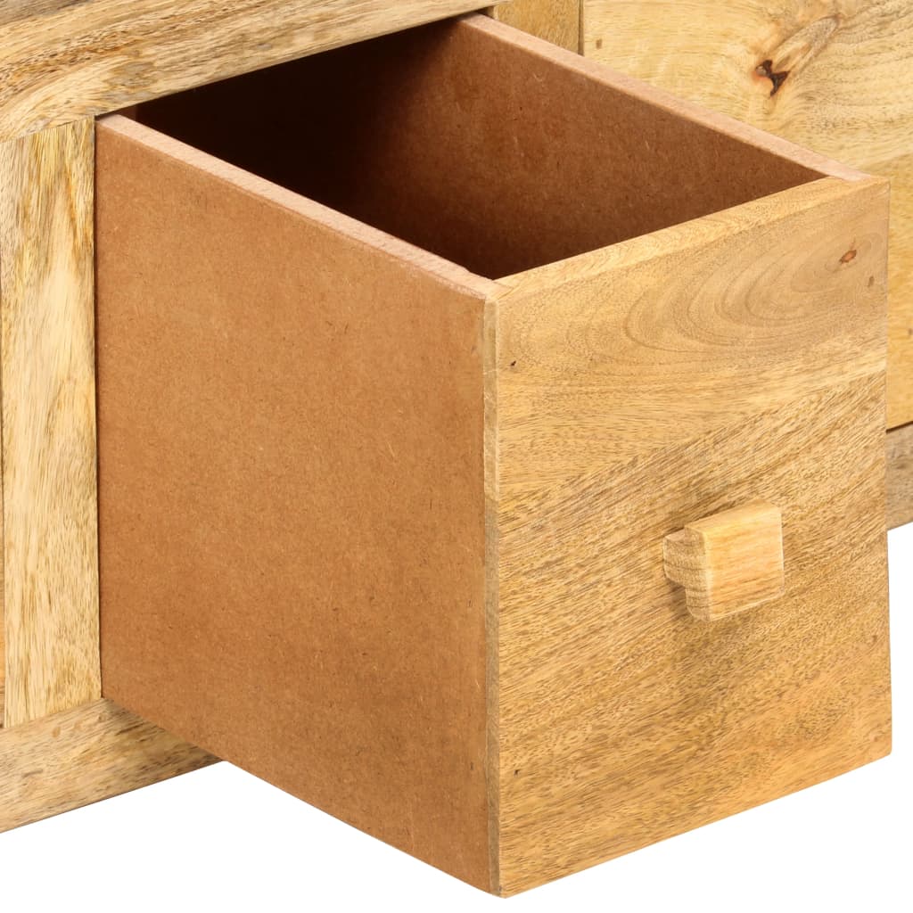 vidaXL Măsuță de cafea cu 4 sertare, 90x50x35 cm, lemn masiv de mango