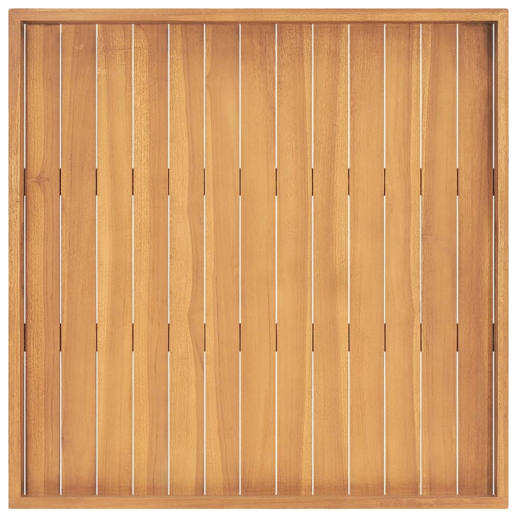 vidaXL Tavă pentru servit, 70x70 cm, lemn masiv de tec