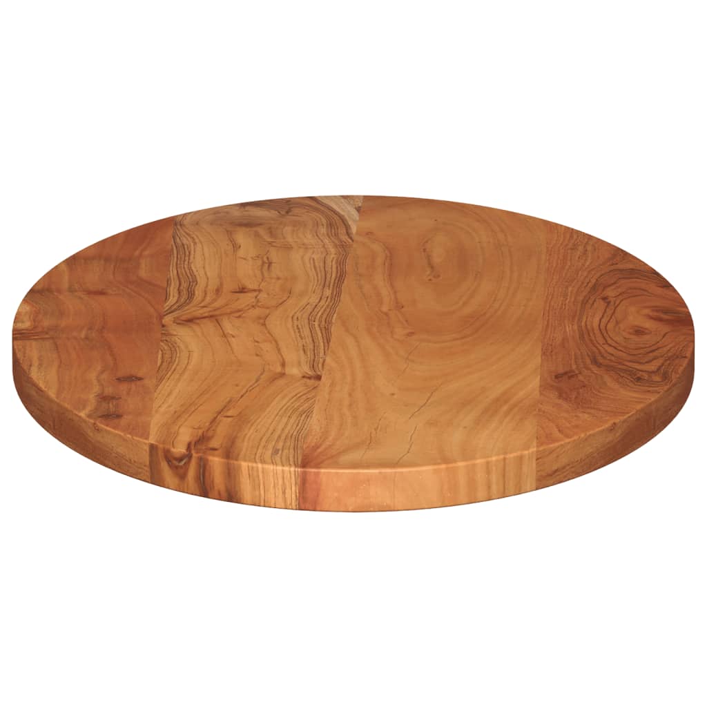 vidaXL Blat de masă oval, 90x40x2,5 cm, lemn masiv de acacia