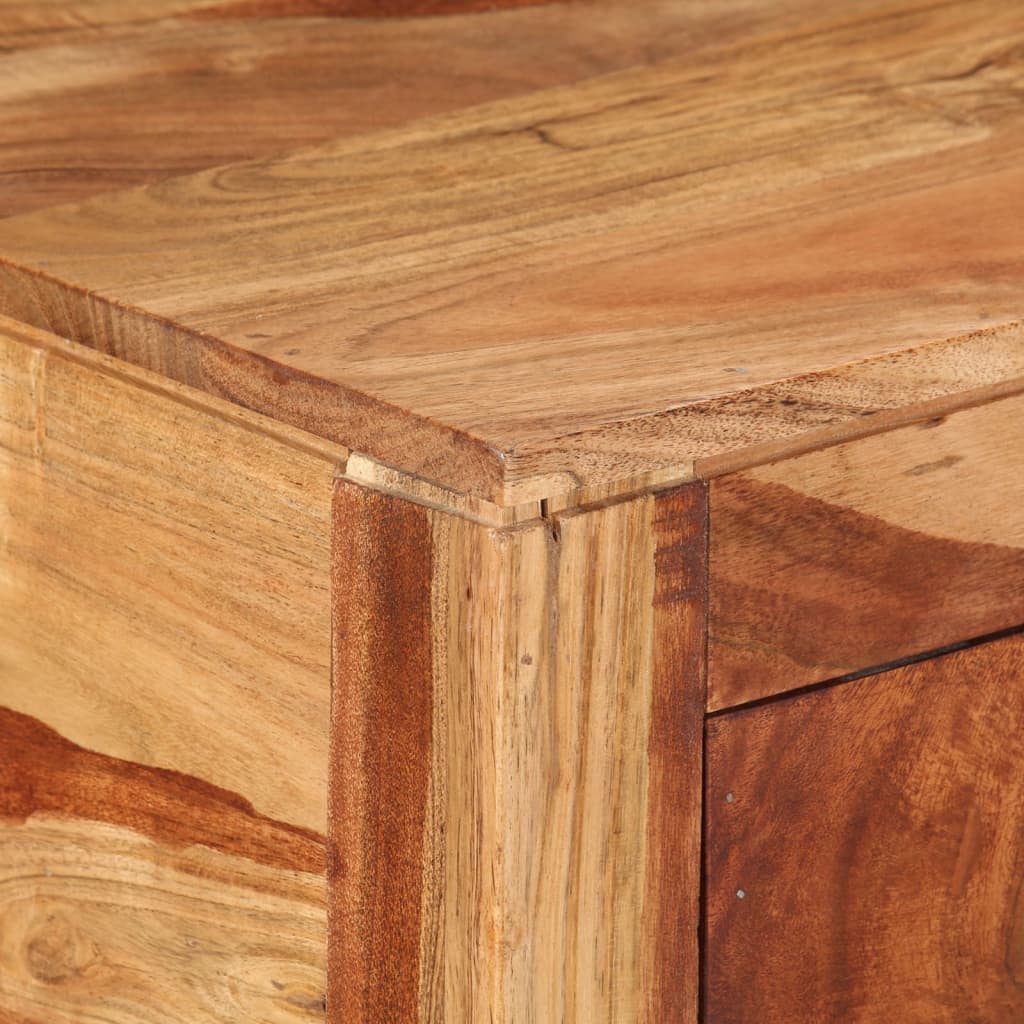 vidaXL Masă consolă, 110x35x75 cm, lemn masiv de acacia