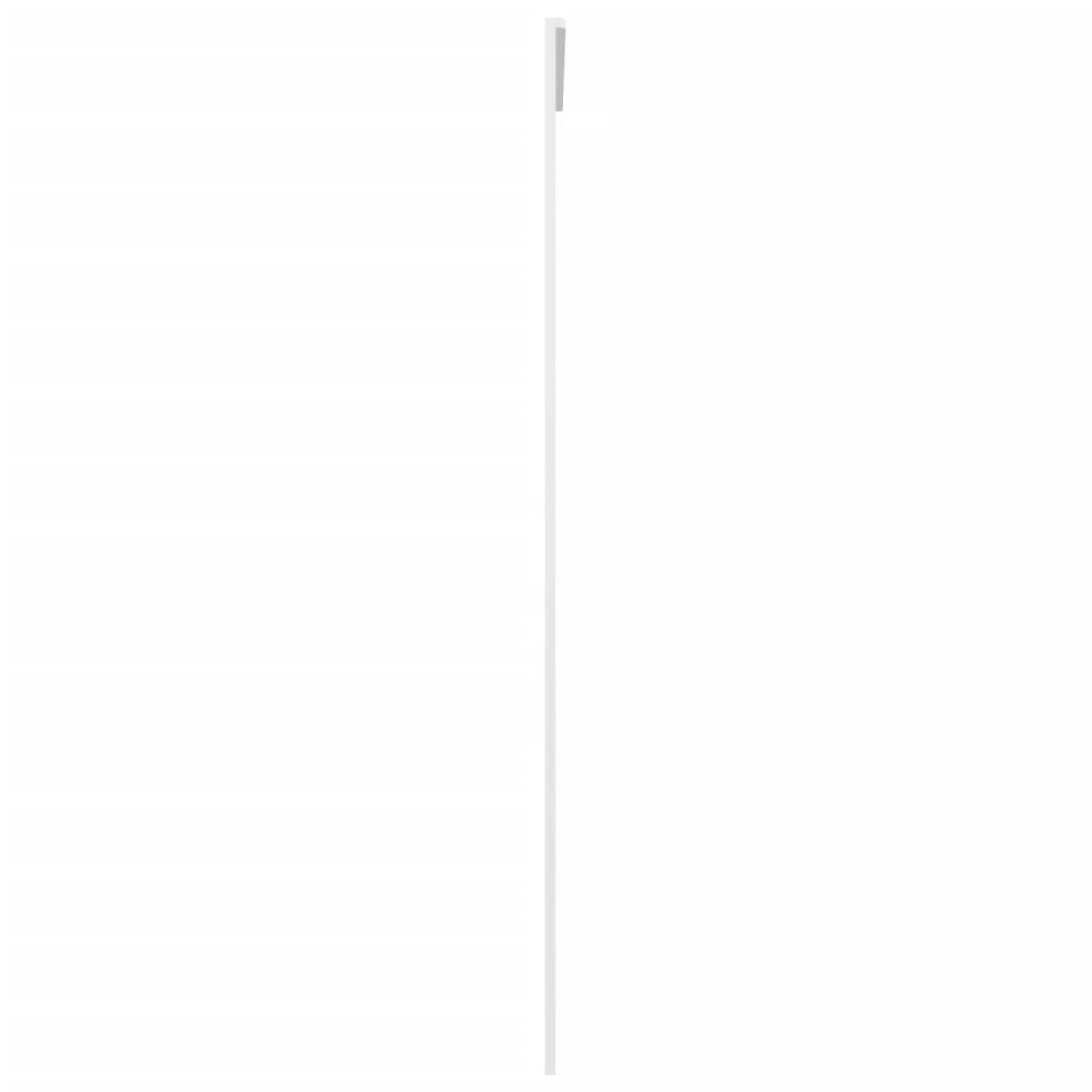 vidaXL Ușă glisantă, alb, 90x205 cm, sticlă ESG și aluminiu