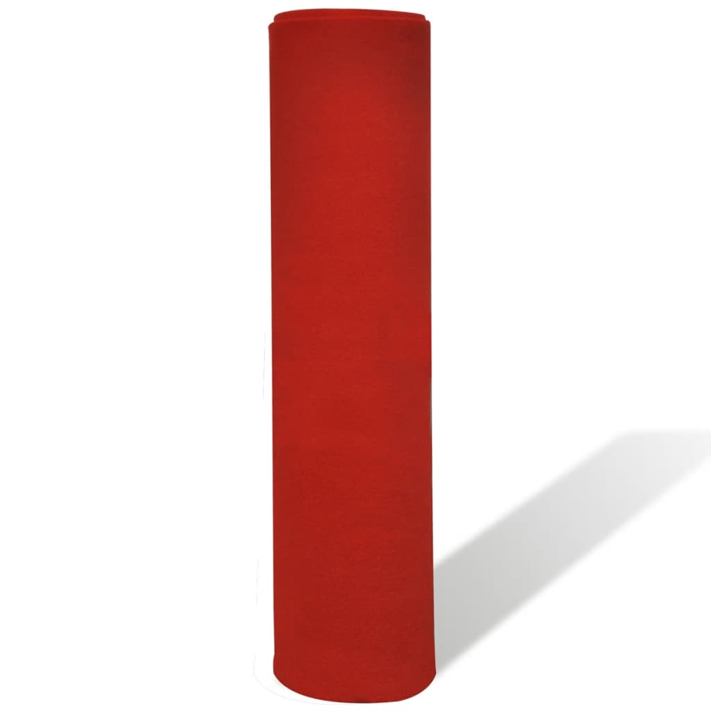 vidaXL Covor roșu 1 x 10 m, extra greu, 400 g/m2