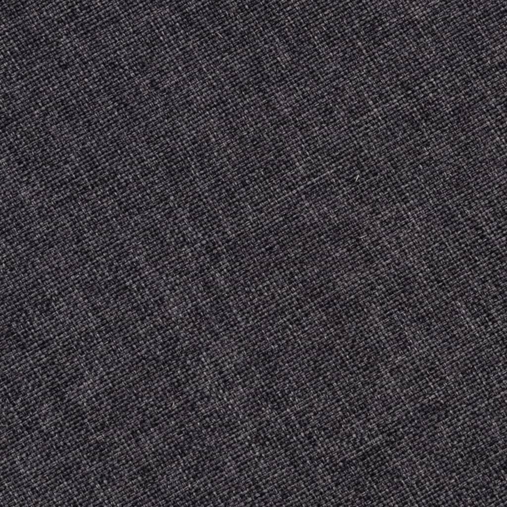 vidaXL Scaune de sufragerie, 4 buc. gri material textil