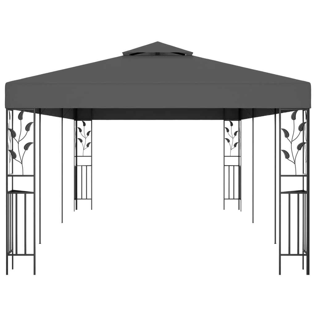 vidaXL Pavilion, antracit, 3 x 6 m