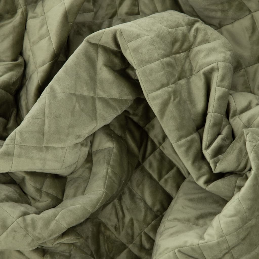 Venture Home Cuvertură de pat „Jilly” 80x260 cm, verde, poliester