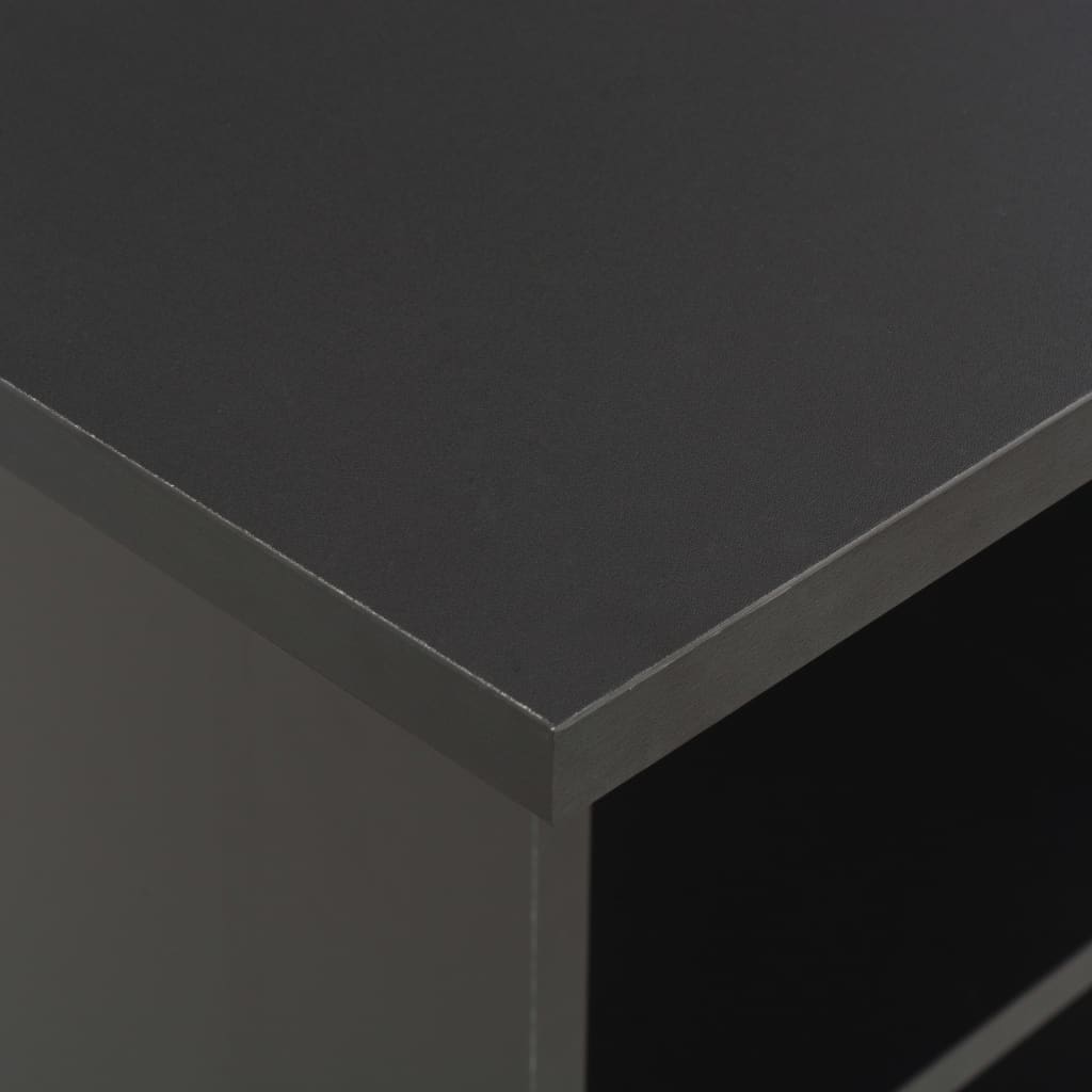 vidaXL Masă de bar, negru, 60 x 60 x 110 cm
