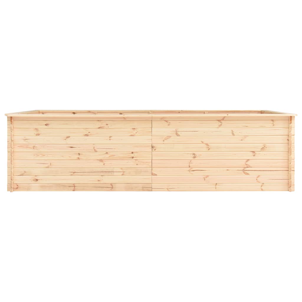 vidaXL Strat înălțat de grădină, 300x150x80,5 cm, lemn de pin, 19 mm