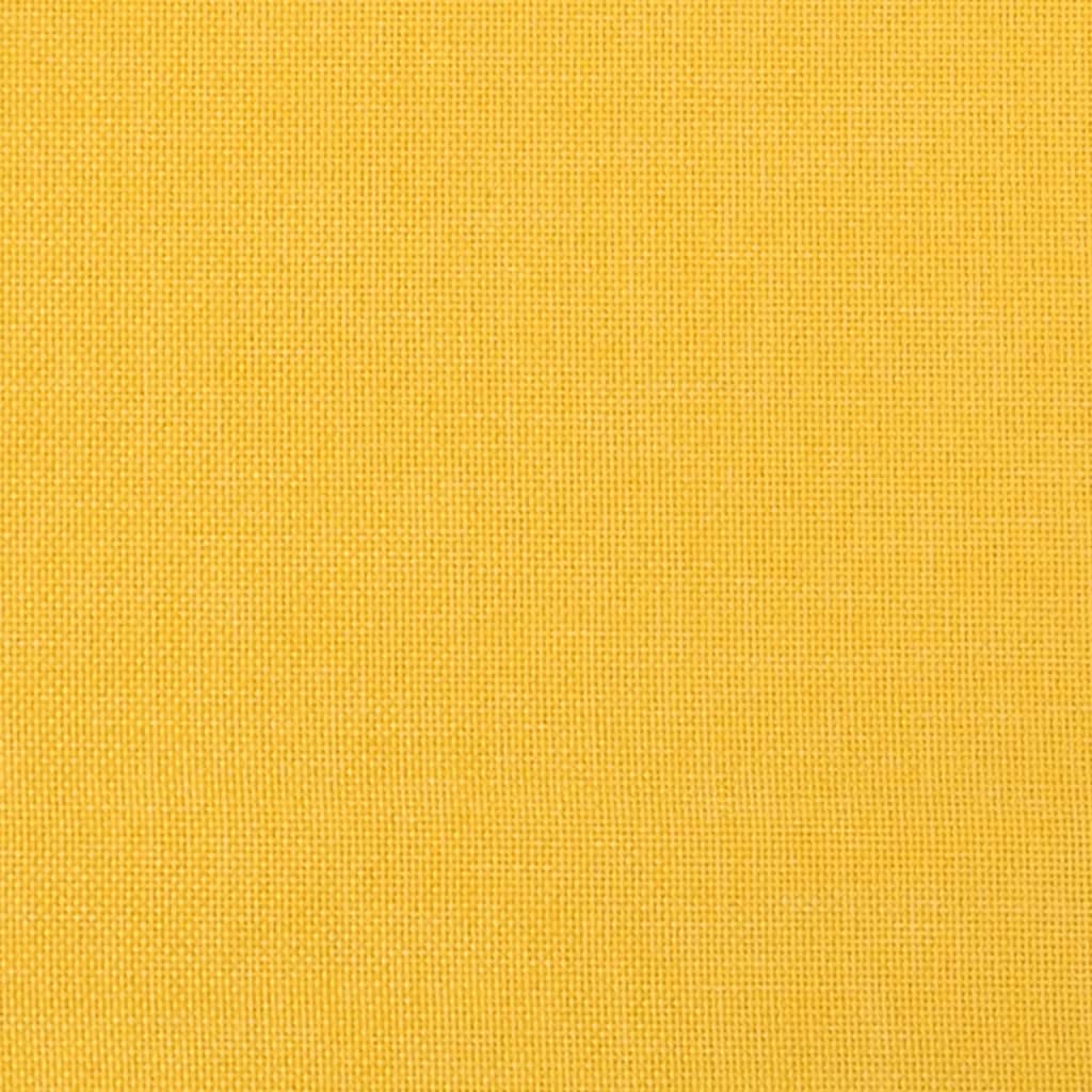 vidaXL Taburet, galben, 78x56x32 cm, material textil