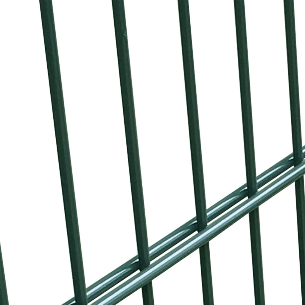 vidaXL Poartă pentru gard 2D (simplă), verde, 106x210 cm