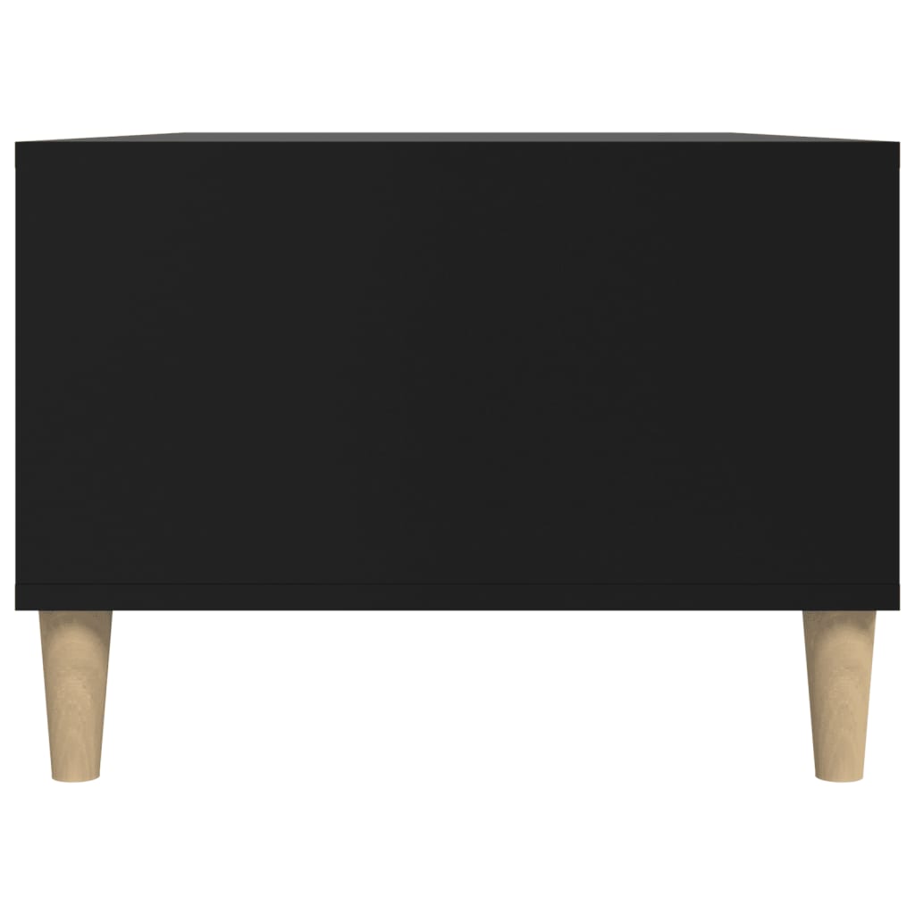 vidaXL Măsuță de cafea, negru, 90x50x36,5 cm, lemn prelucrat