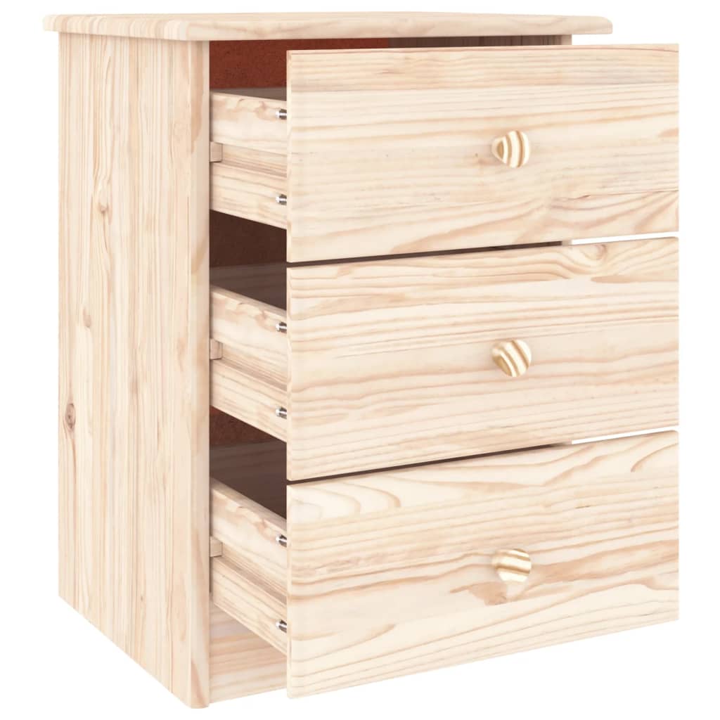 vidaXL Noptieră ALTA, 41x35x55,5 cm, lemn masiv de pin