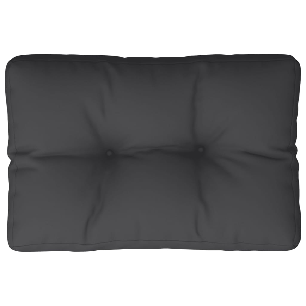 vidaXL Pernă canapea din paleți, negru, 50x40x10 cm