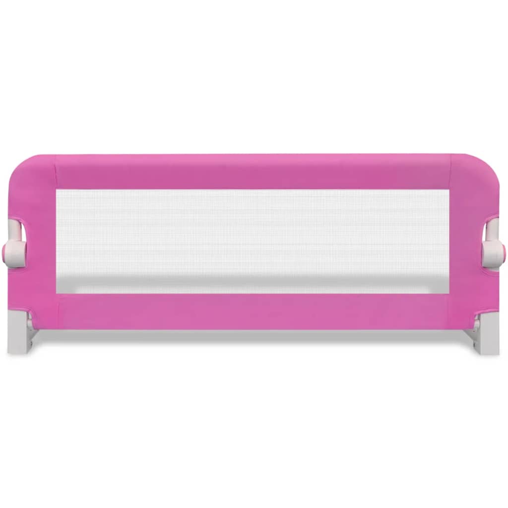 vidaXL Balustradă de siguranță pentru pat de copil, roz, 102x42 cm