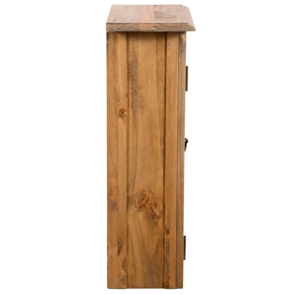 vidaXL Dulap de perete de baie, 42x23x70 cm, lemn masiv pin