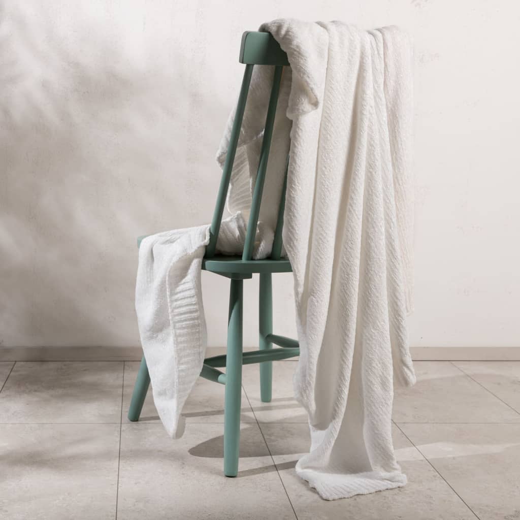 Venture Home Pătură „Ally”, 170x130 cm, alb, poliester