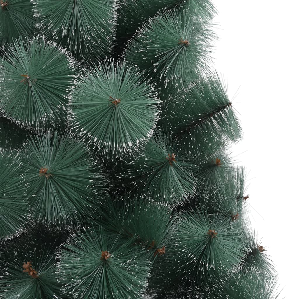 vidaXL Brad de Crăciun artificial cu suport, verde, 210 cm, PET