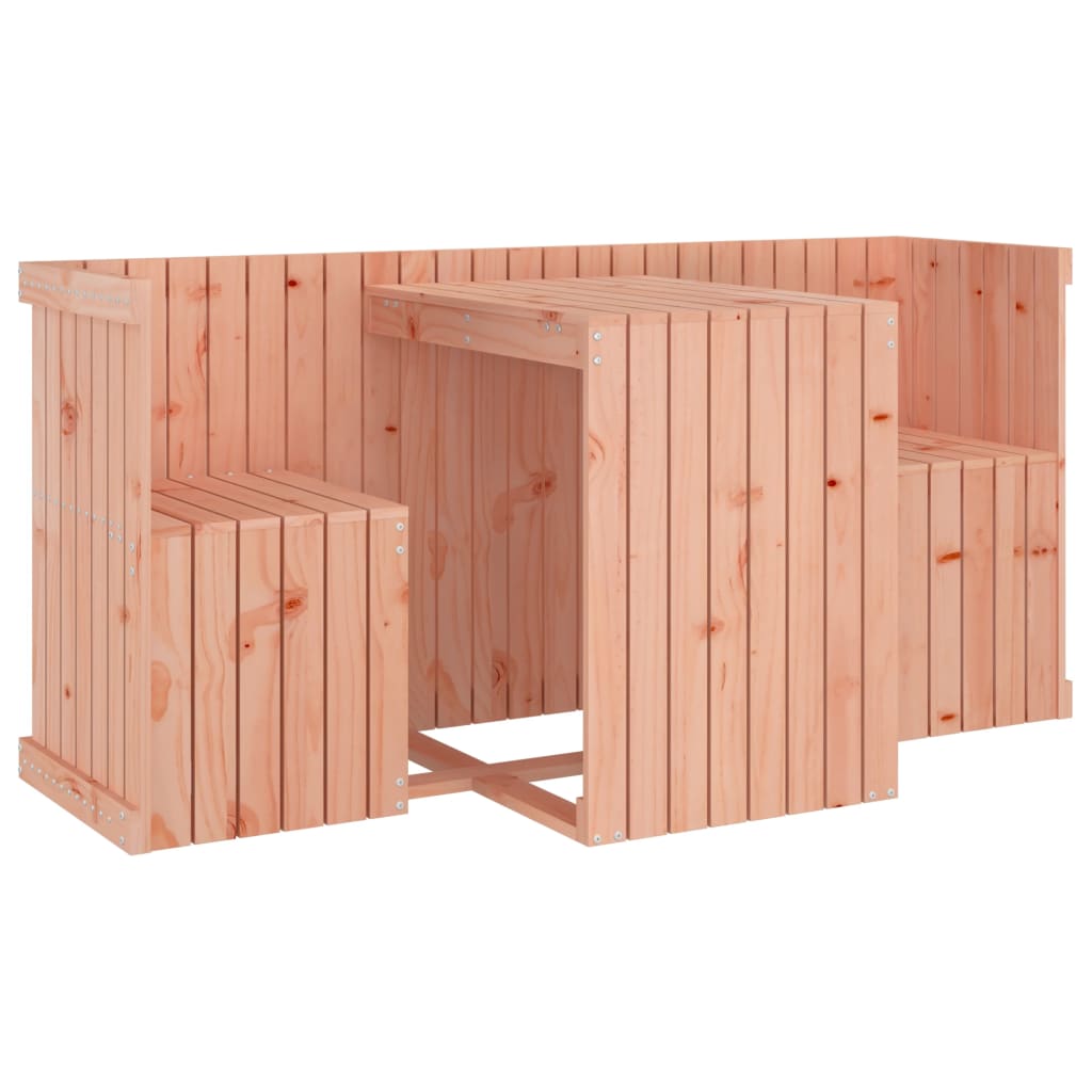 vidaXL Set de balcon cu 2 locuri, lemn masiv douglas