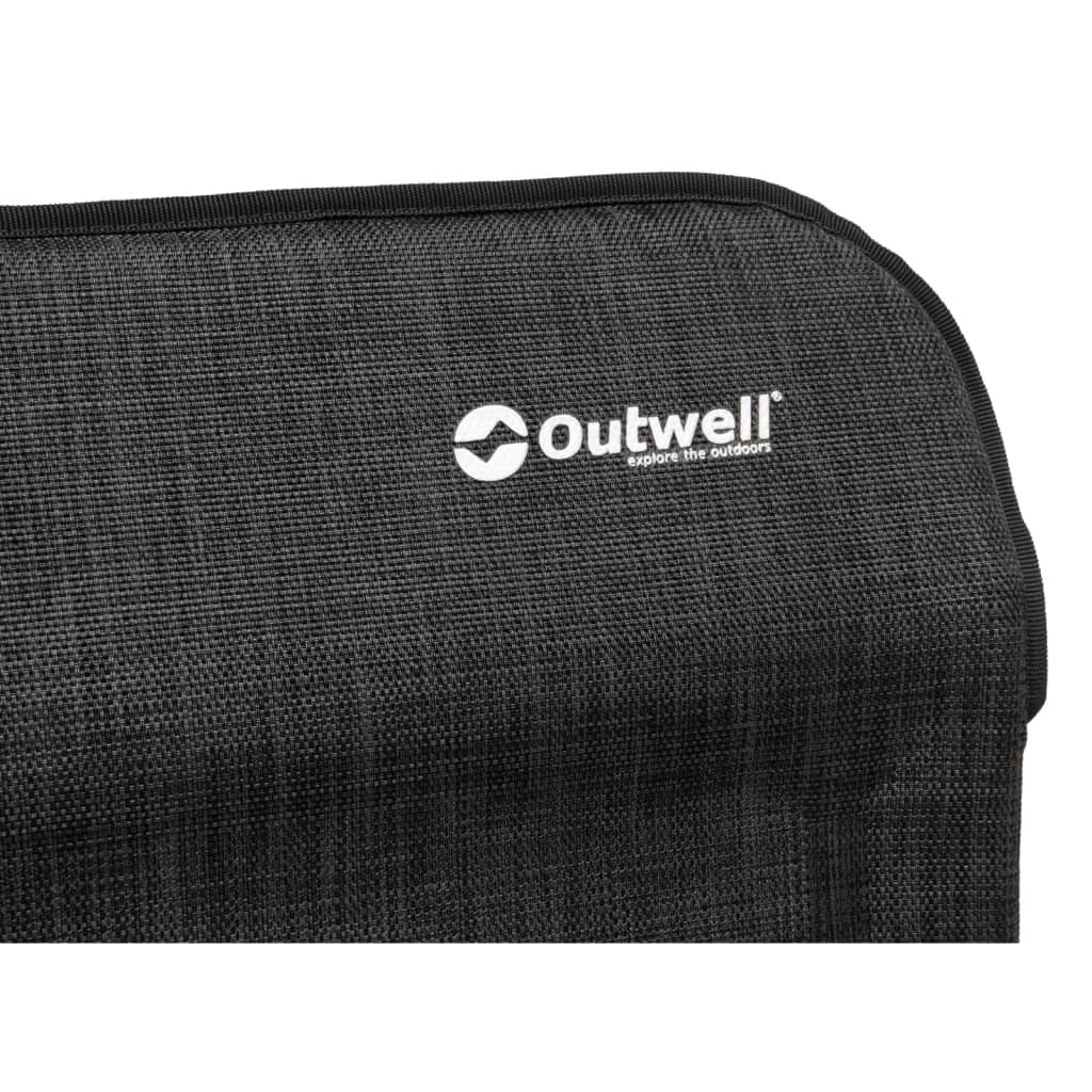Outwell Scaun pliabil "Melville", negru & gri