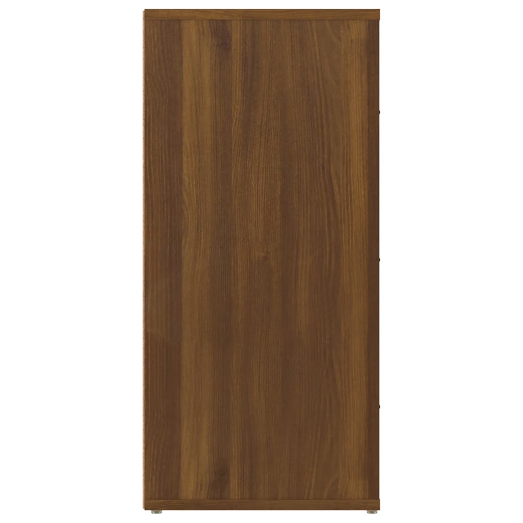 vidaXL Servantă, stejar maro, 40x33x70 cm, lemn compozit