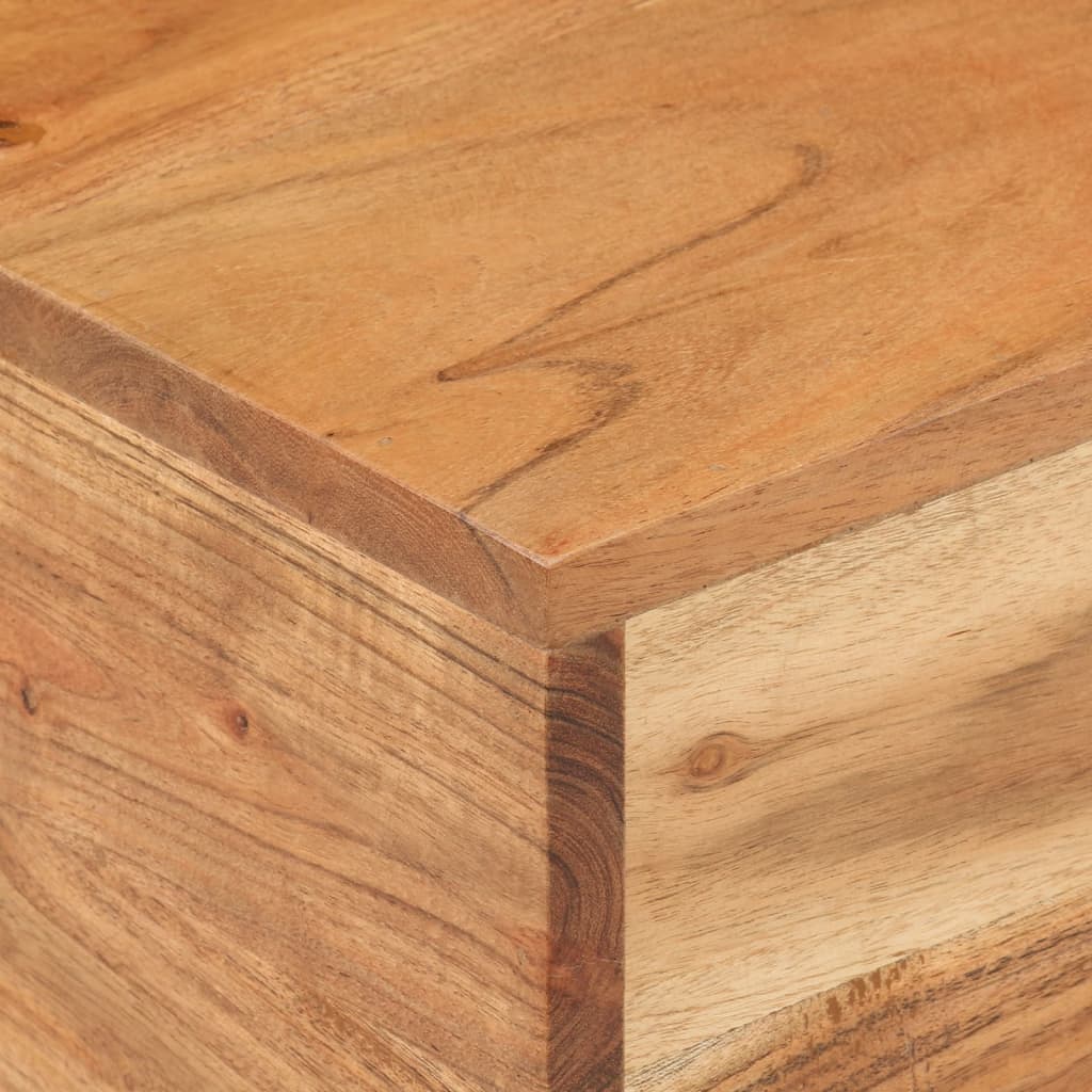 vidaXL Masă laterală, 30x30x33 cm, lemn masiv de acacia