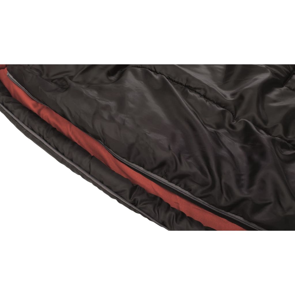 Easy Camp Sac de dormit „Nebula”,negru și roșu, XL