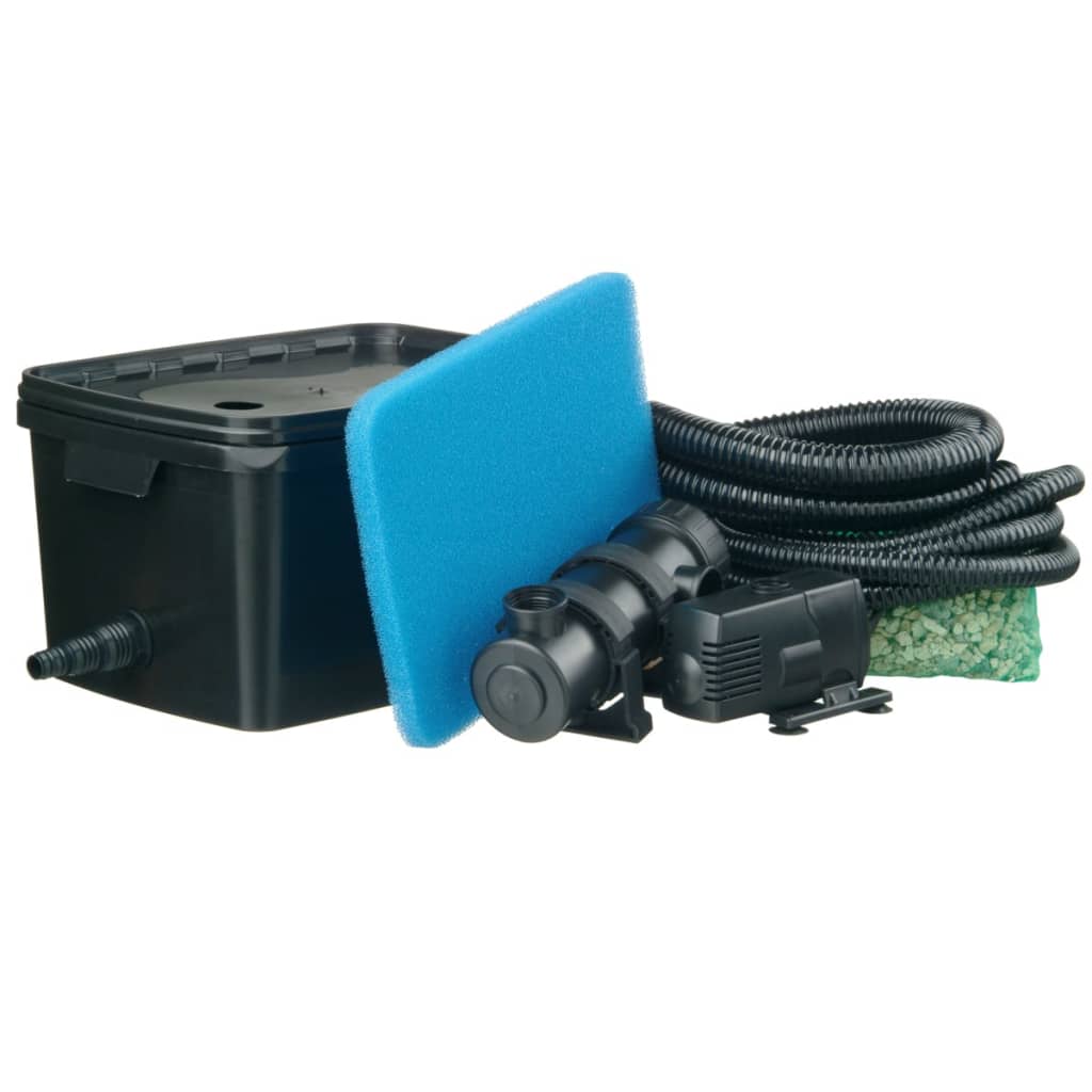 Ubbink Set de filtru iaz FiltraPure 2000 L, 16 L, cu pompă Xtra 600