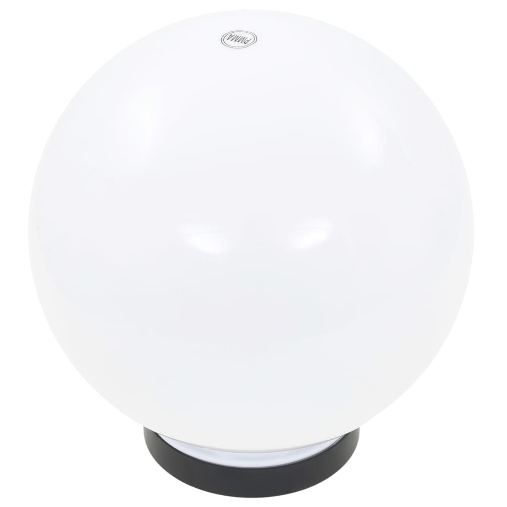 vidaXL Lămpi bol cu LED 2 buc, sferice, 20 cm, PMMA