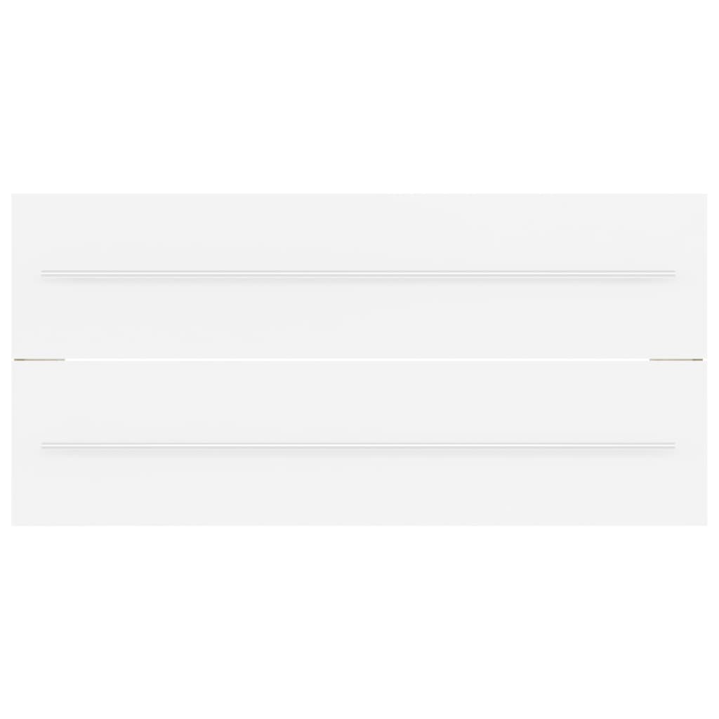 vidaXL Dulap de chiuvetă, alb și stejar Sonoma, 100x38,5x48 cm, PAL