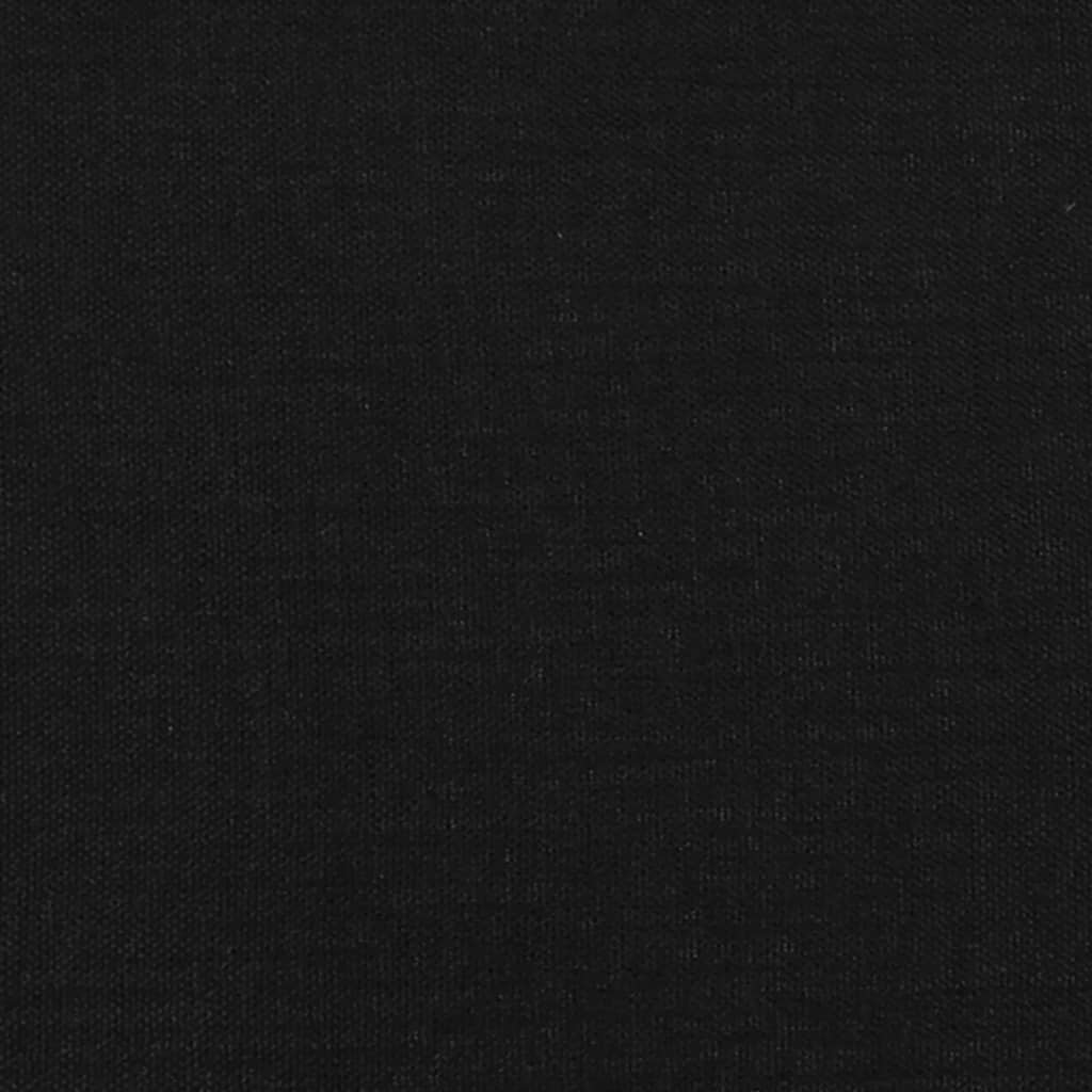 vidaXL Saltea de pat cu arcuri, negru, 160x200x20 cm, textil