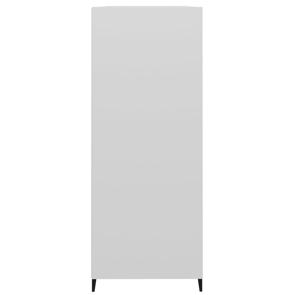 vidaXL Servantă, alb extralucios, 69,5x34x90 cm, lemn prelucrat