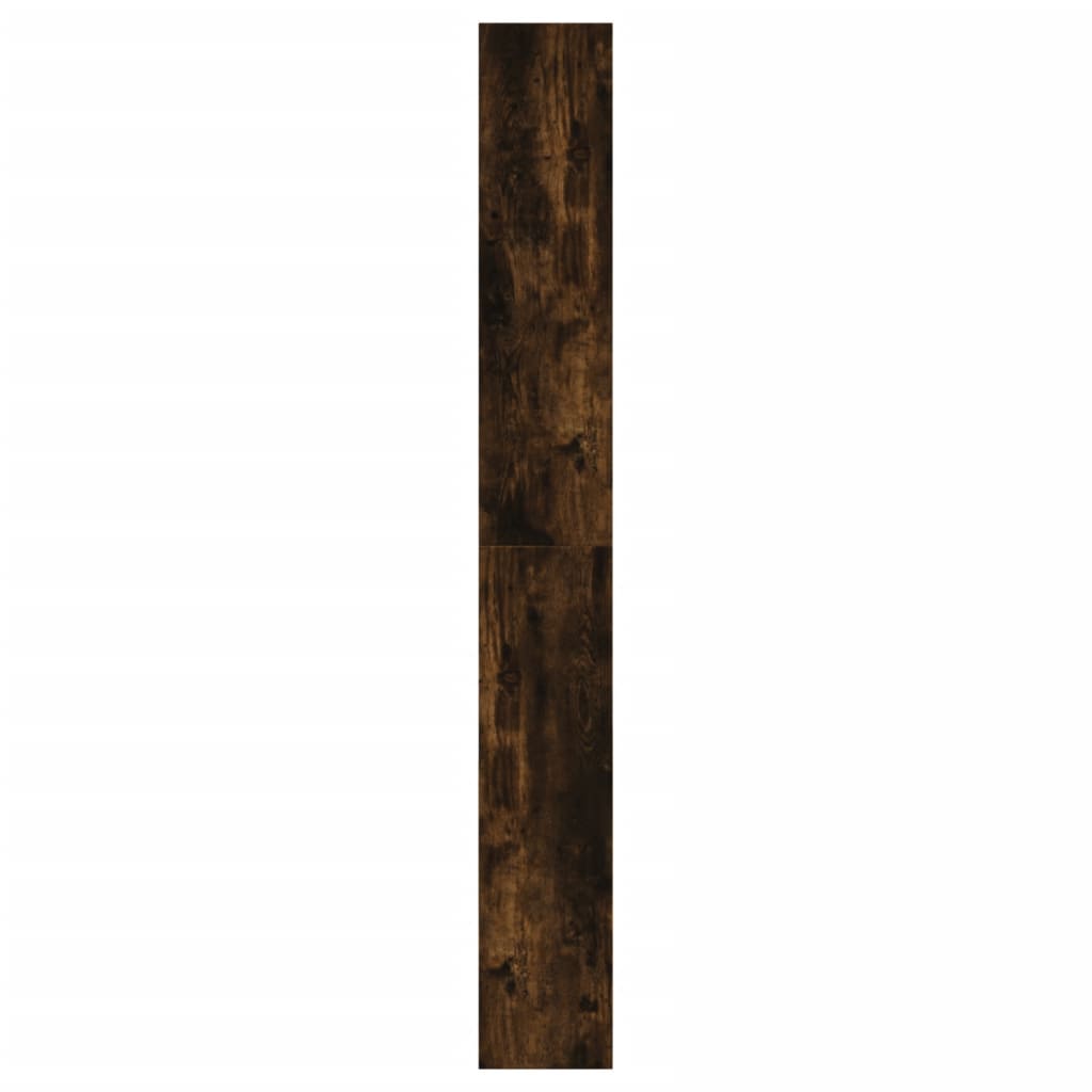 vidaXL Pantofar, stejar fumuriu, 60x21x163,5 cm, lemn compozit