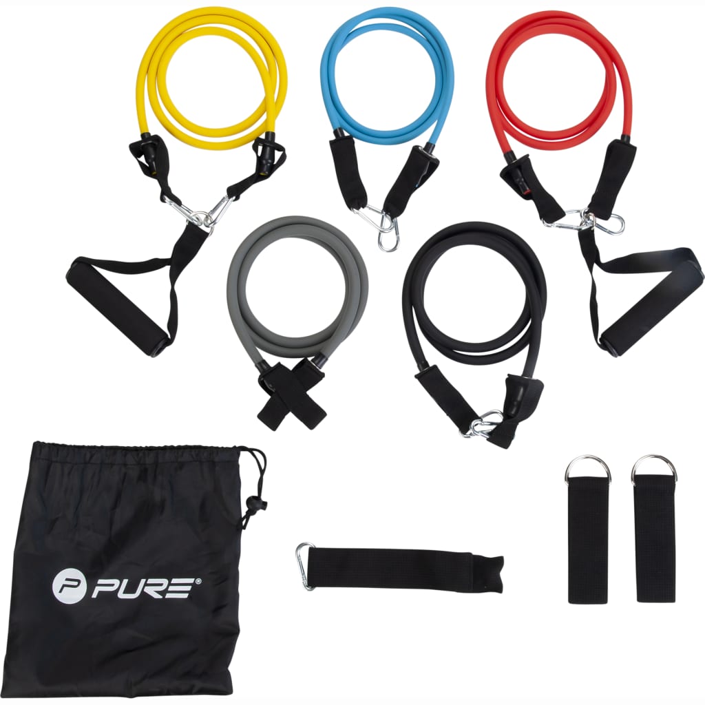 Pure2Improve Set tuburi elastice pentru fitness