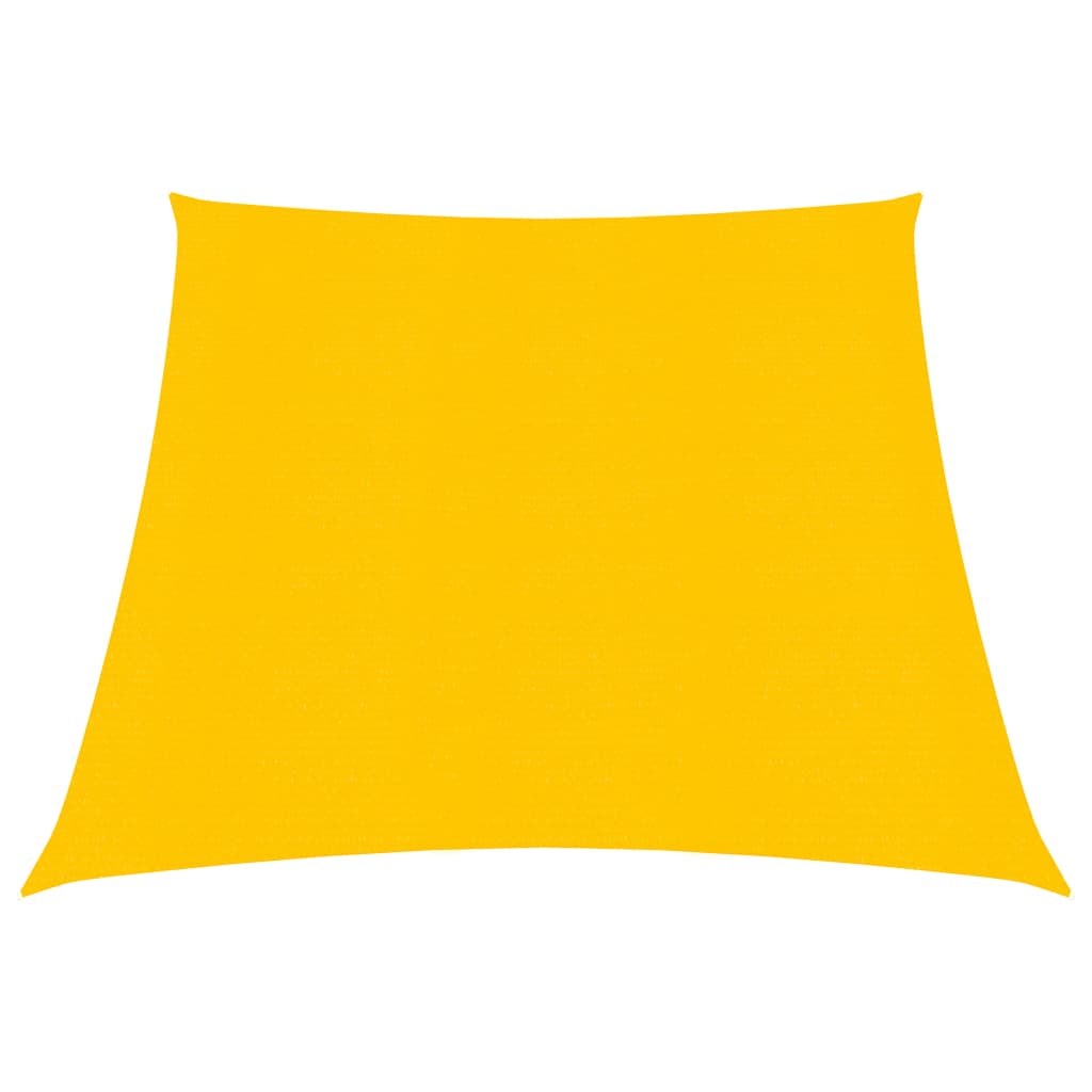 vidaXL Pânză parasolar, galben, 3/4x3 m, HDPE, 160 g/m²