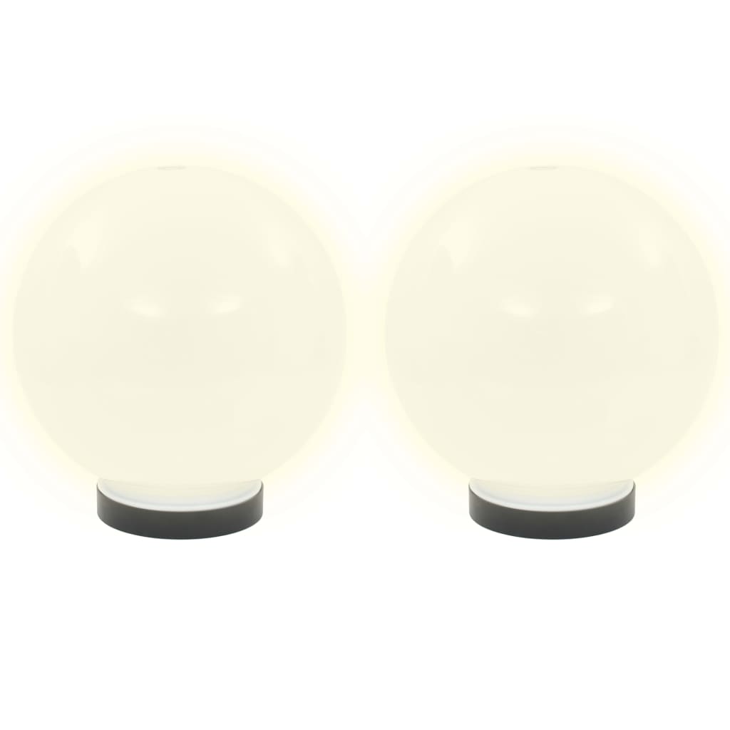 vidaXL Lămpi glob cu LED, 4 buc., 20 cm, PMMA, sferic