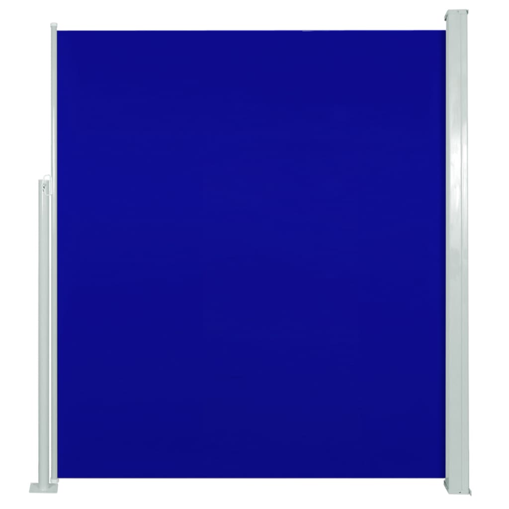 vidaXL Copertină laterală retractabilă de terasă, albastru, 160x300 cm