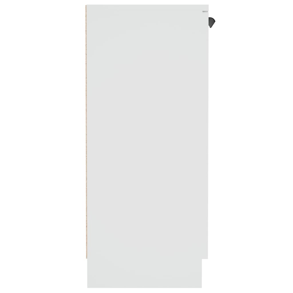 vidaXL Servantă, alb, 60x30x70 cm, lemn prelucrat