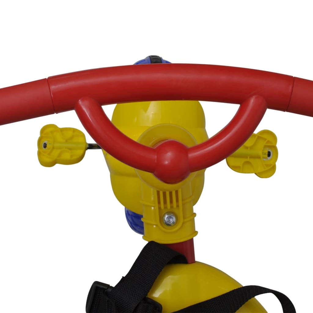 10045 Children's Tricycle Red-Blue-Yellow for Small Kids