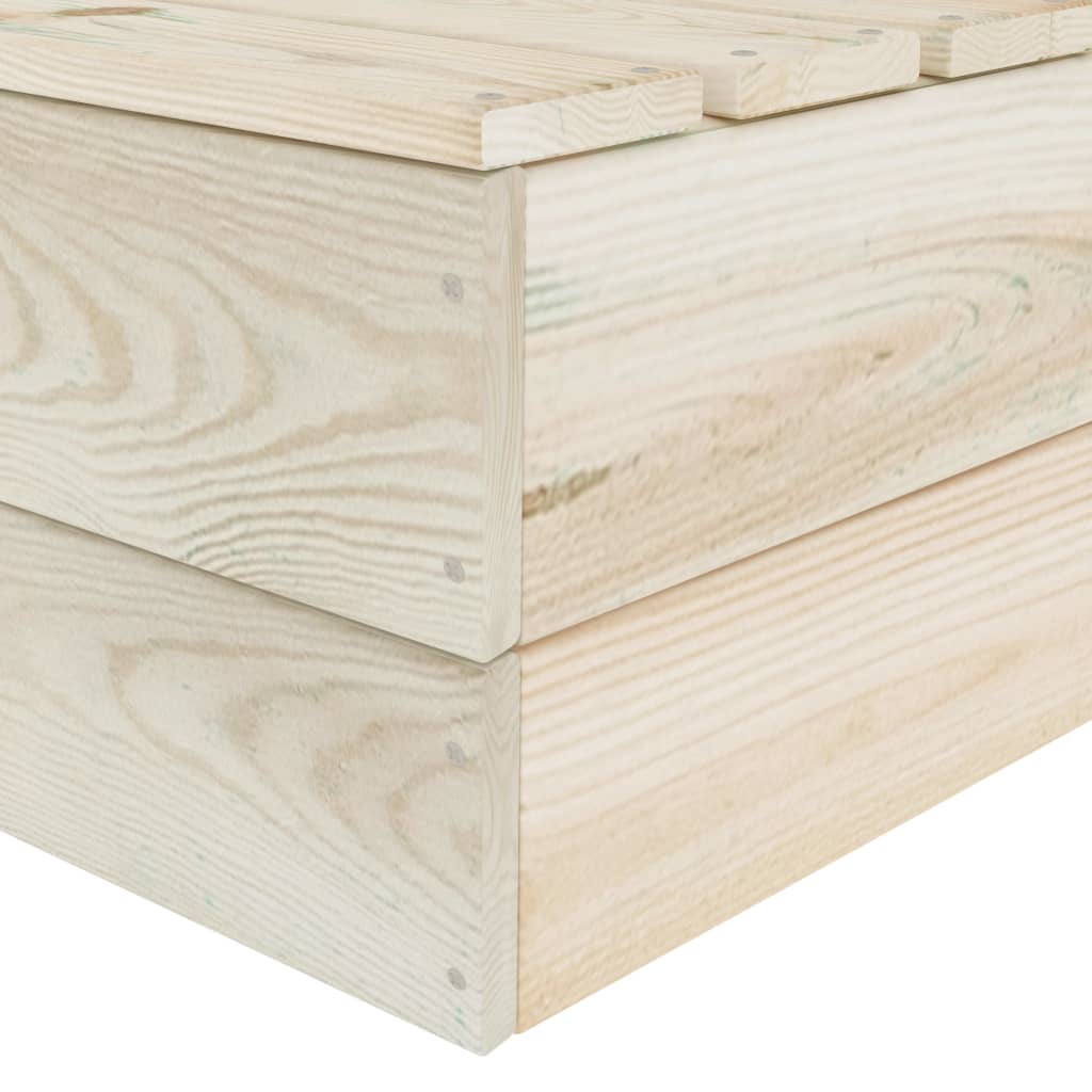 vidaXL Set mobilier paleți pentru grădină 5 piese lemn molid tratat