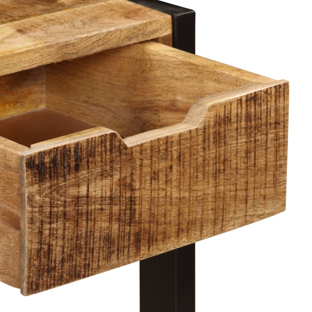 vidaXL Servantă cu 3 sertare, 110x35x75 cm, lemn masiv de mango