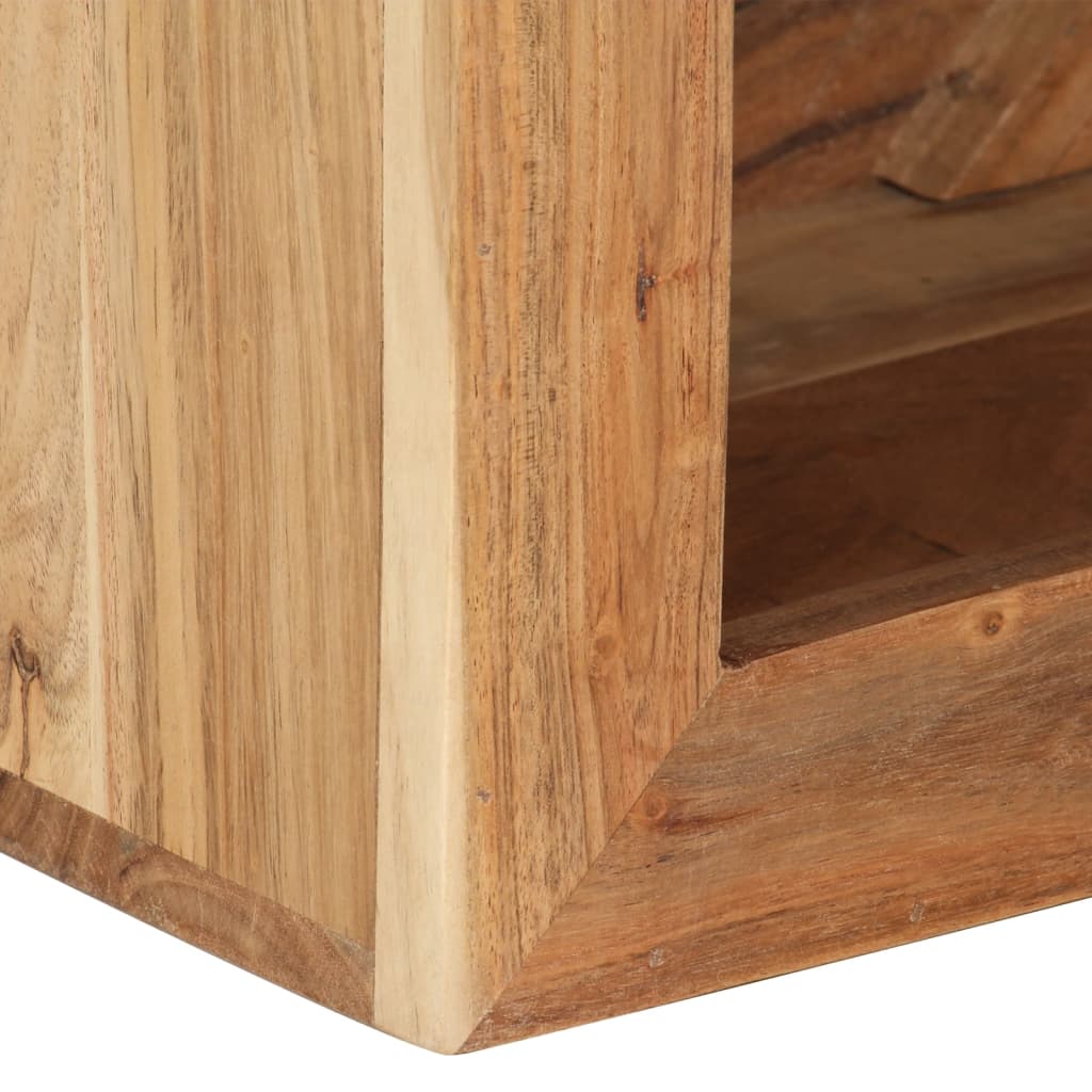 vidaXL Taburet, 40x30x40 cm, lemn masiv de acacia