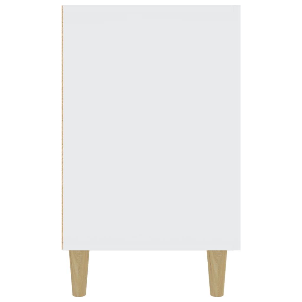 vidaXL Servantă, alb, 100x36x60 cm, lemn compozit